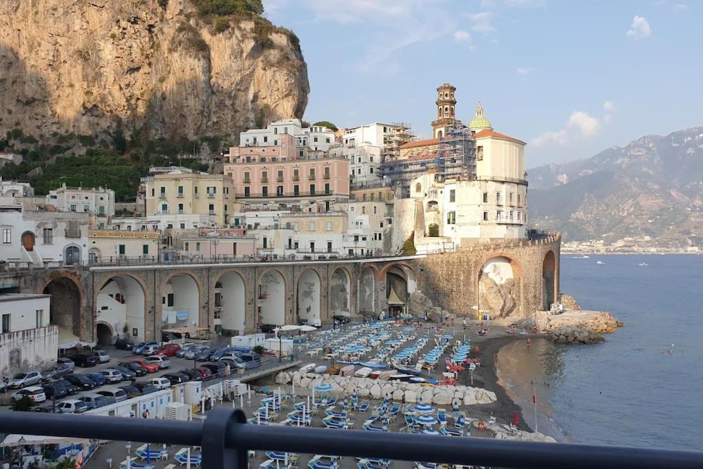 Amalfi Rooms Duoglio Beach -Amazing Seaview Exterior photo
